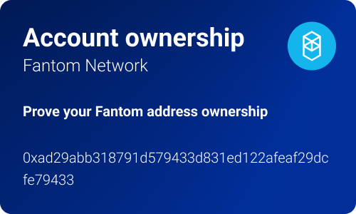 Altme  proof of fantom address ownership  verifiable credential  self sovereign identity (ssi) proof of identity decentralized identity (did) identité numérique