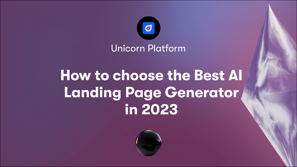 How to choose the Best AI Landing Page Generator in 2023