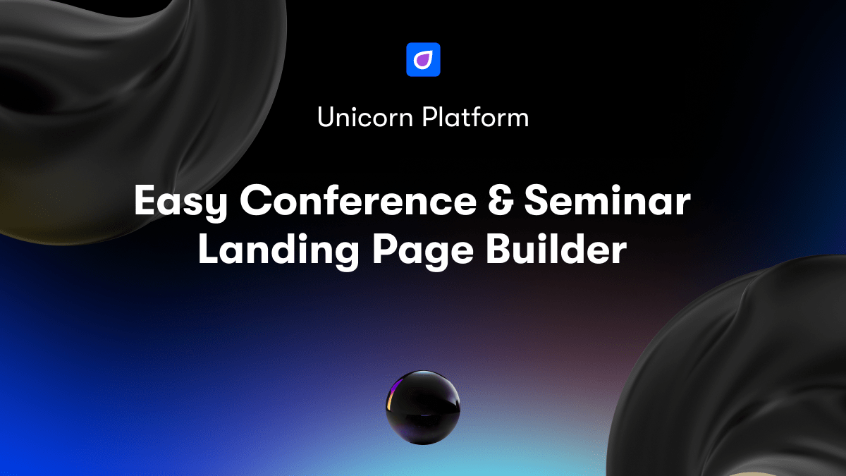 Easy Conference & Seminar Landing Page Builder