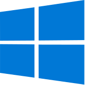 176px windows logo – 2012 (dark blue).svg