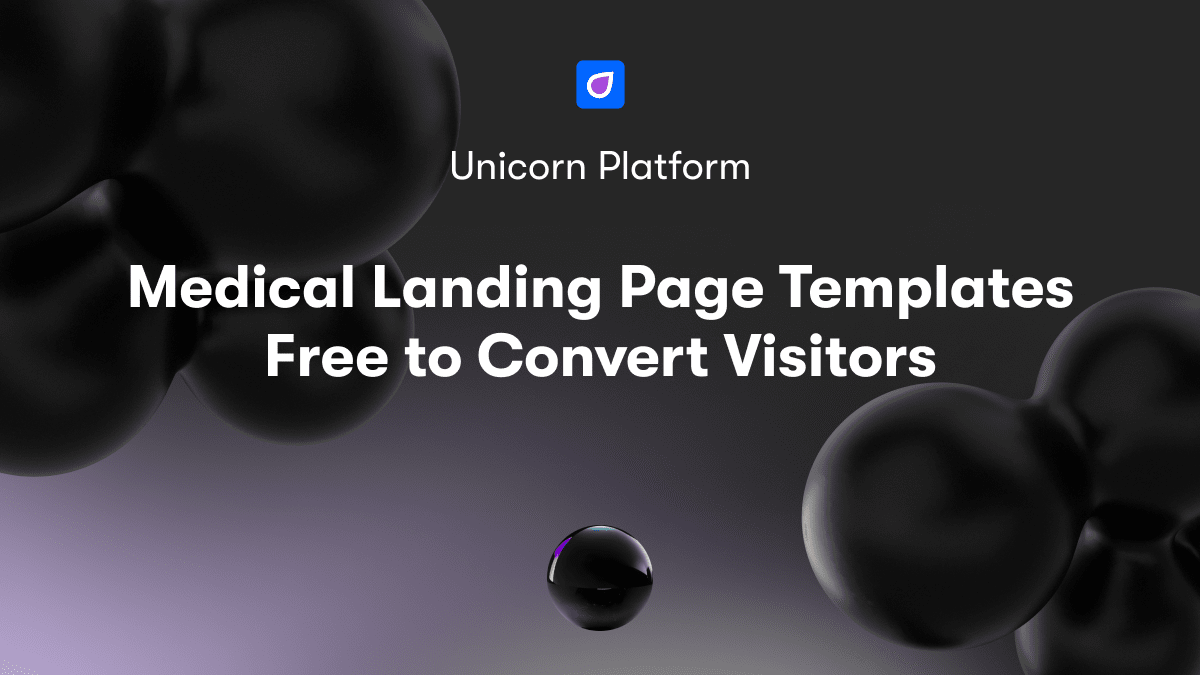 Medical Landing Page Templates Free to Convert Visitors