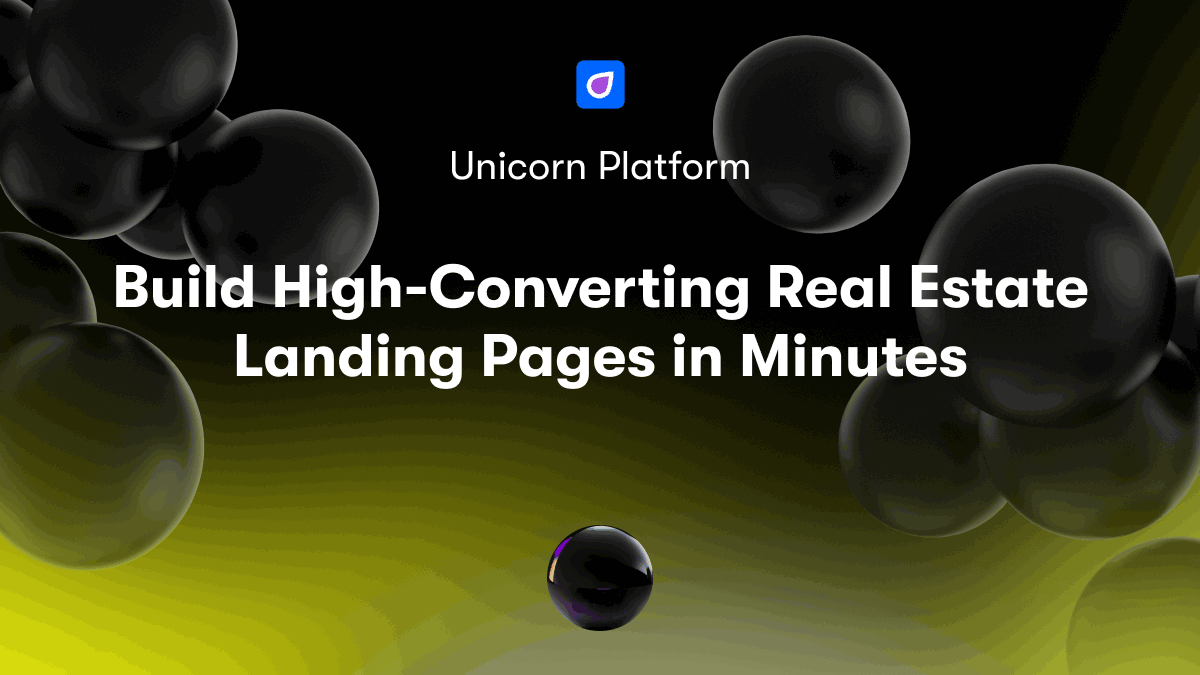Build High-Converting Real Estate Landing Pages in Minutes