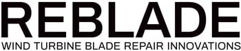 Wind turbine blade repair reblade logotype 2020