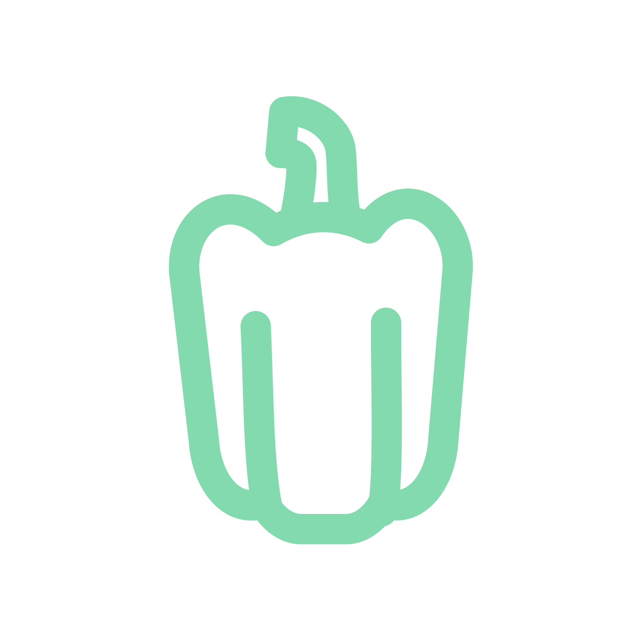 Ffc veggie graphics pepper green