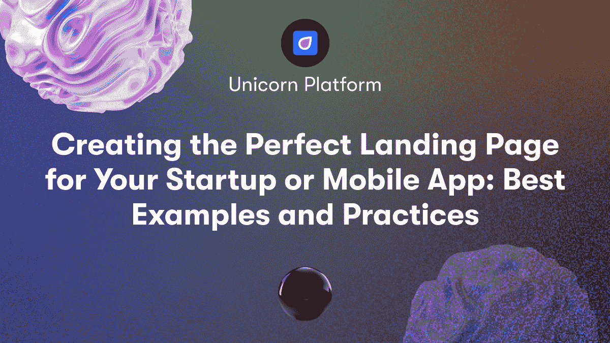 Creating Landing Page for Your Startup or Mobile App