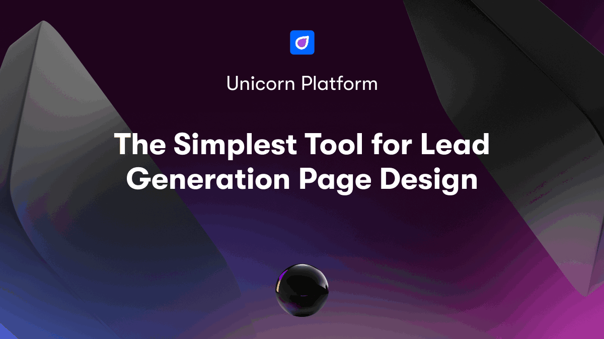 The Simplest Tool for Lead Generation Page Design