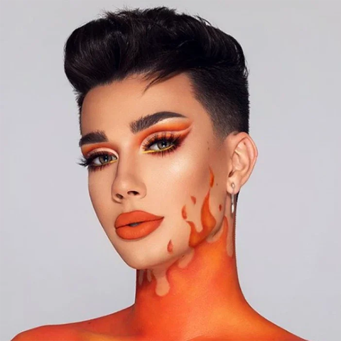 James charles style influencer make up reviewer
