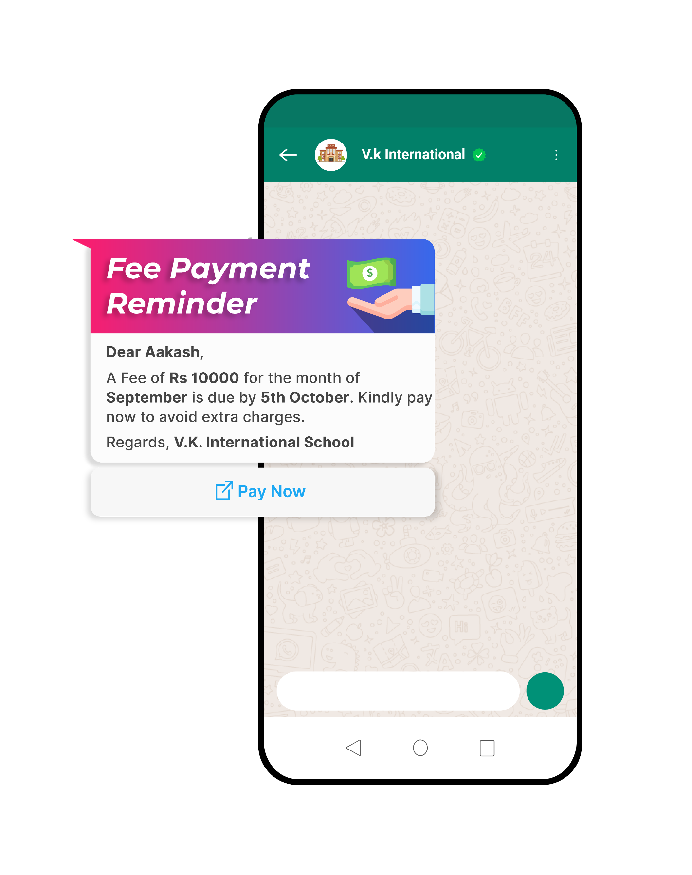 Fee Payment Reminder