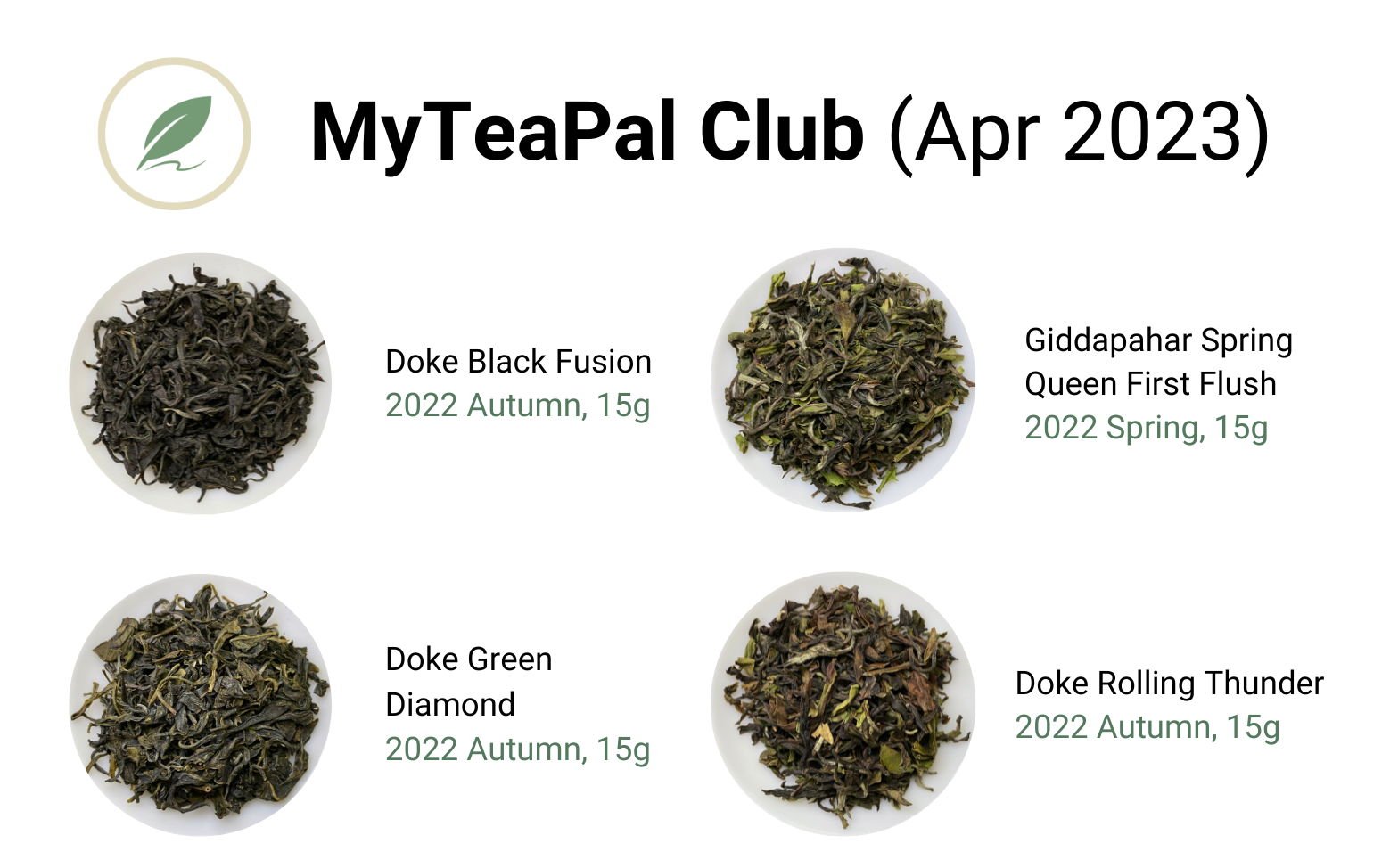 April 2023 Club Teas