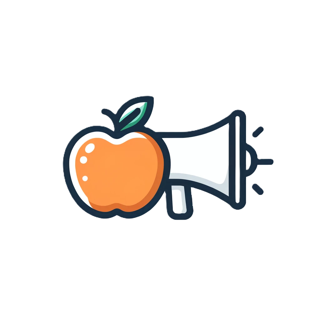 Peach megaphone