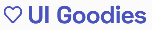 UI goodies logo