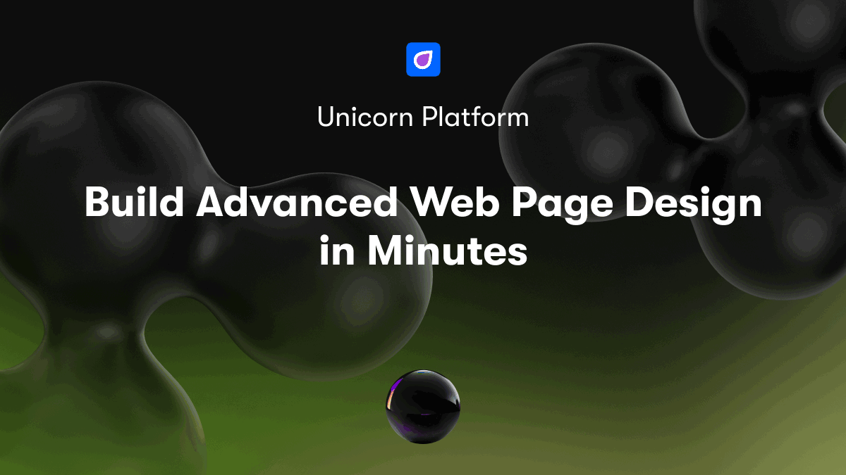 Build Advanced Web Page Design in Minutes