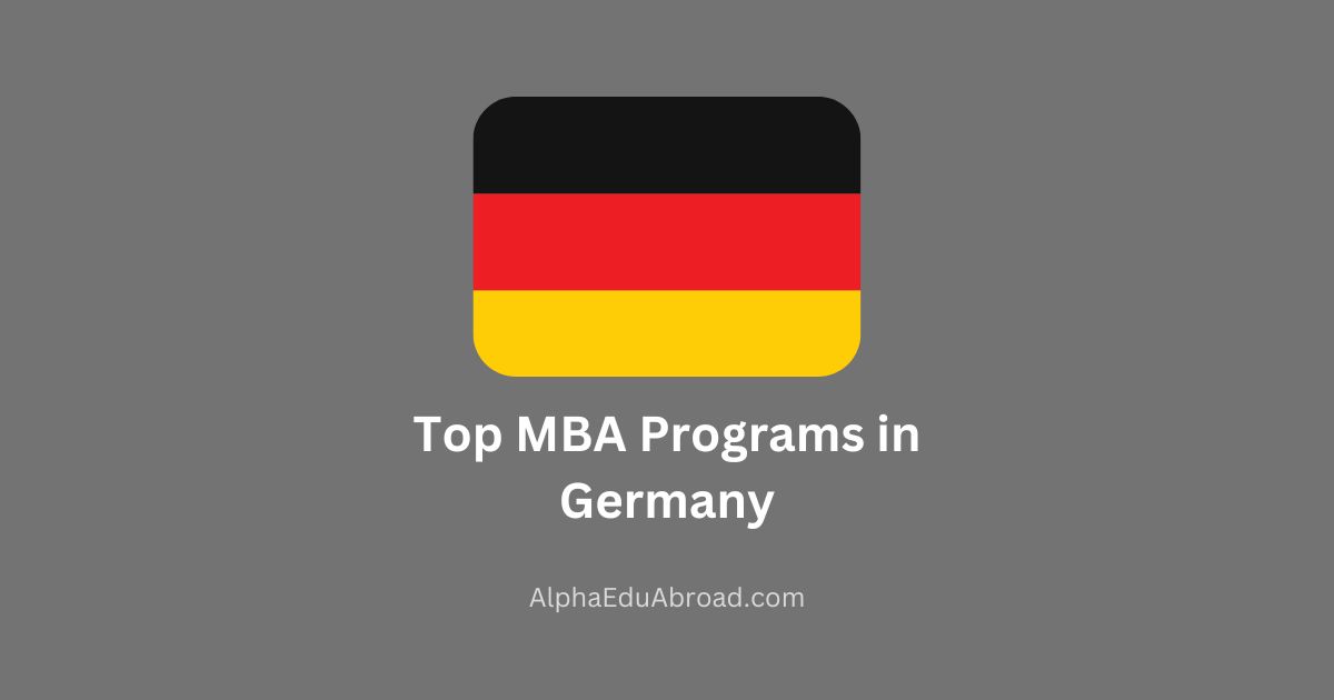Top MBA Programs in Germany