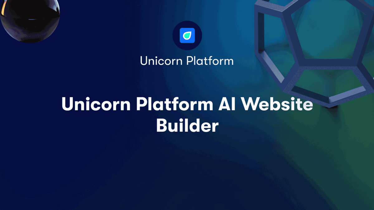Unicorn Platform AI Website Builder