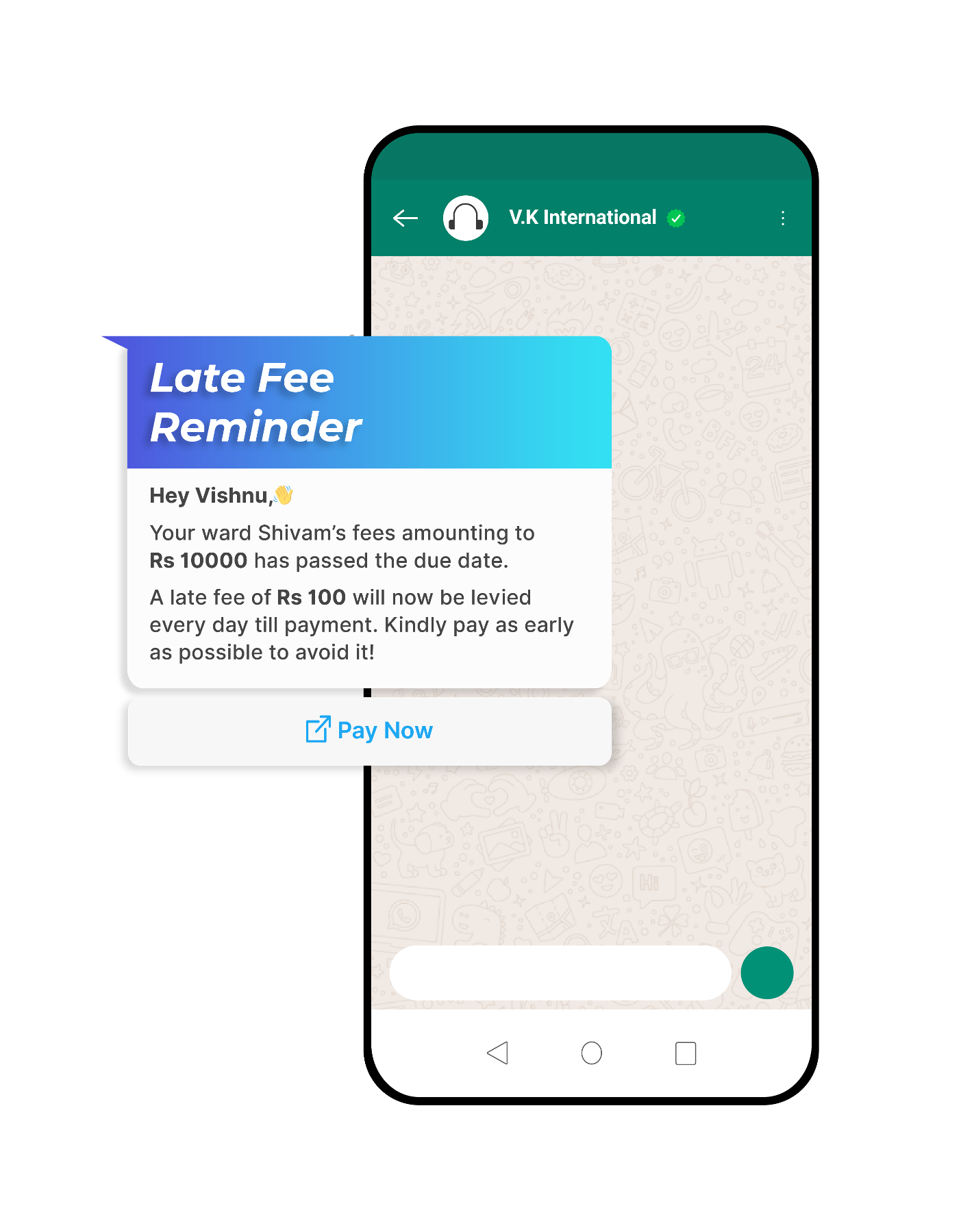 Late Fee Payment Reminder