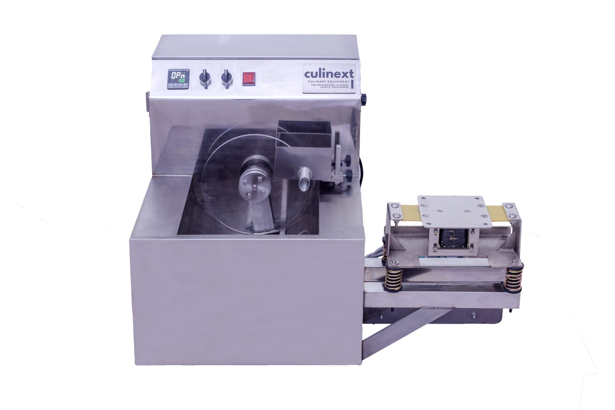 Tempering machine front view