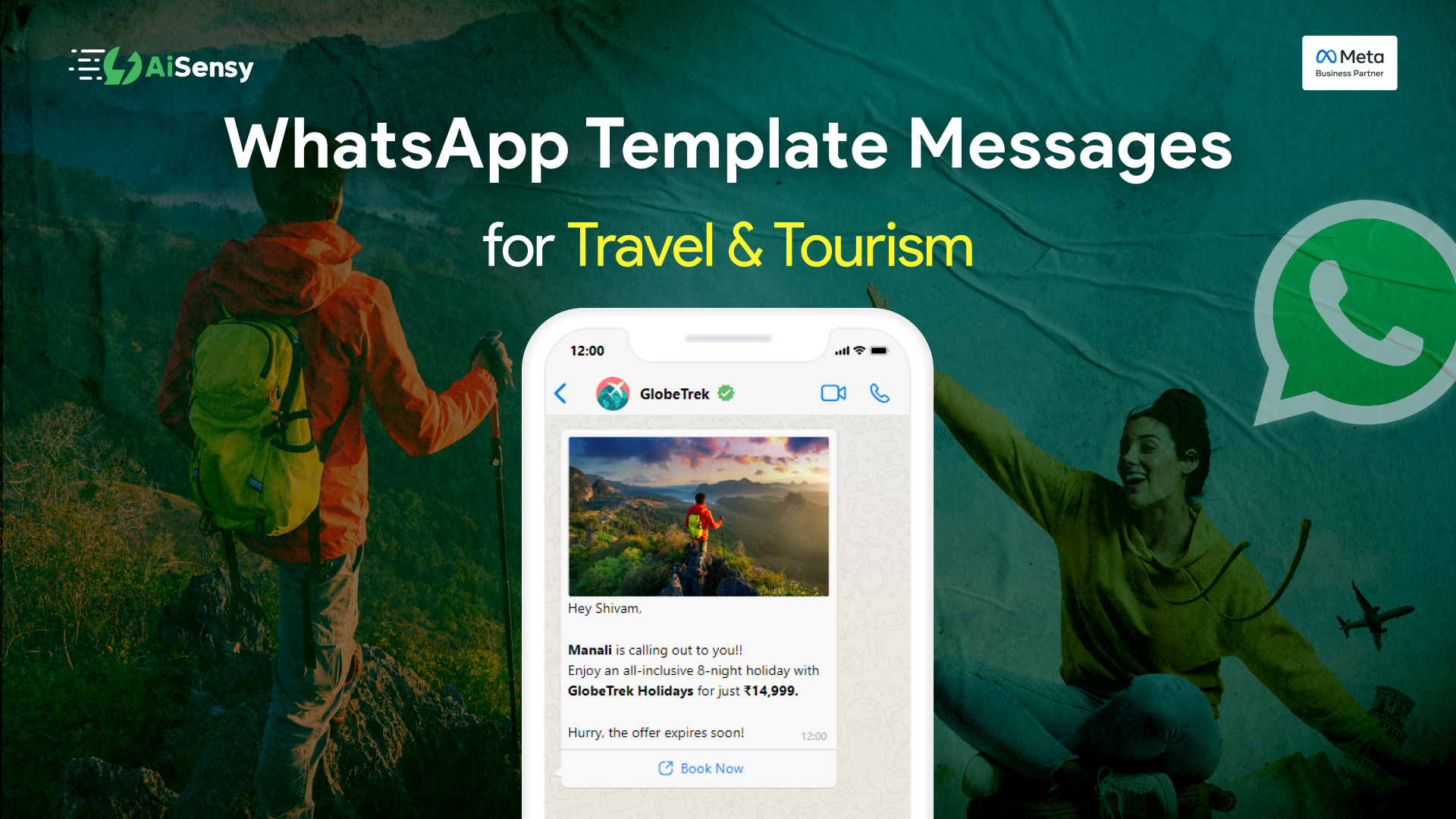 WhatsApp Template Message for Travel & Tourism