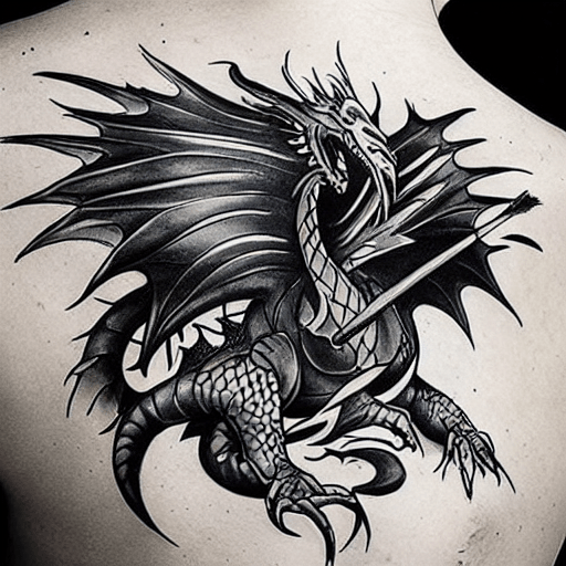 Dragon tattoo example