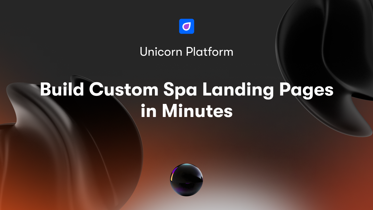 Build Custom Spa Landing Pages in Minutes