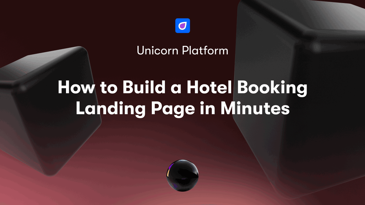 How to Build a Hotel Booking Landing Page in Minutes
