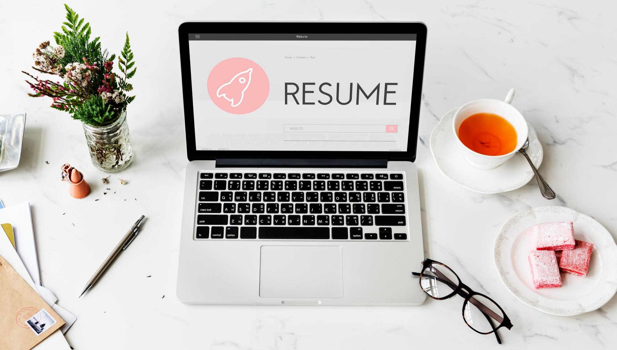 Resume new business launch plan concept