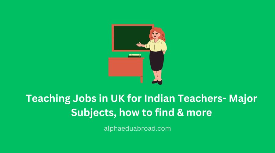 Teaching Jobs in UK for Indian Teachers
