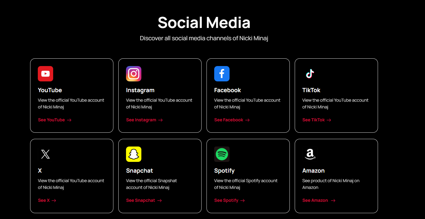 Social media white label global music roster