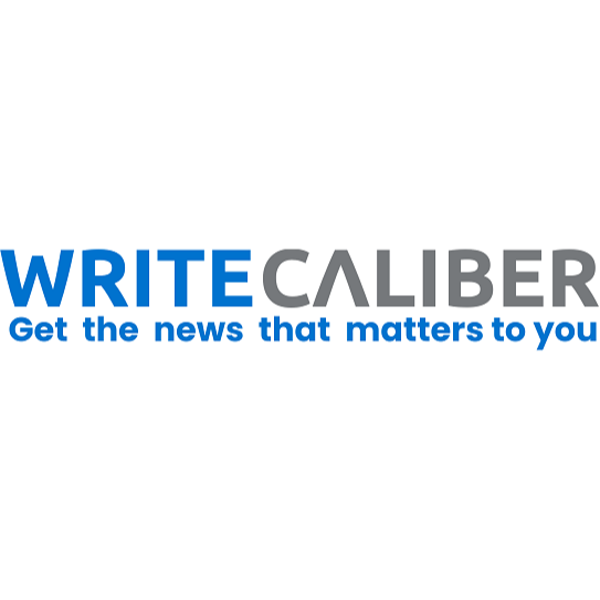 Transparent writecaliber financial news logo