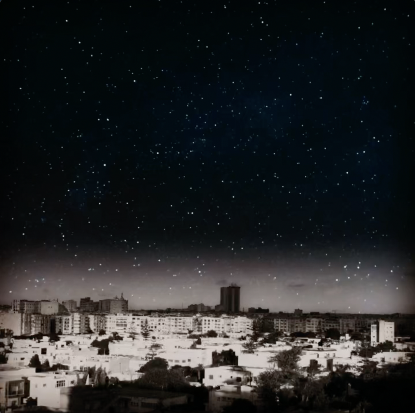 Casablanca animated night sky NFT