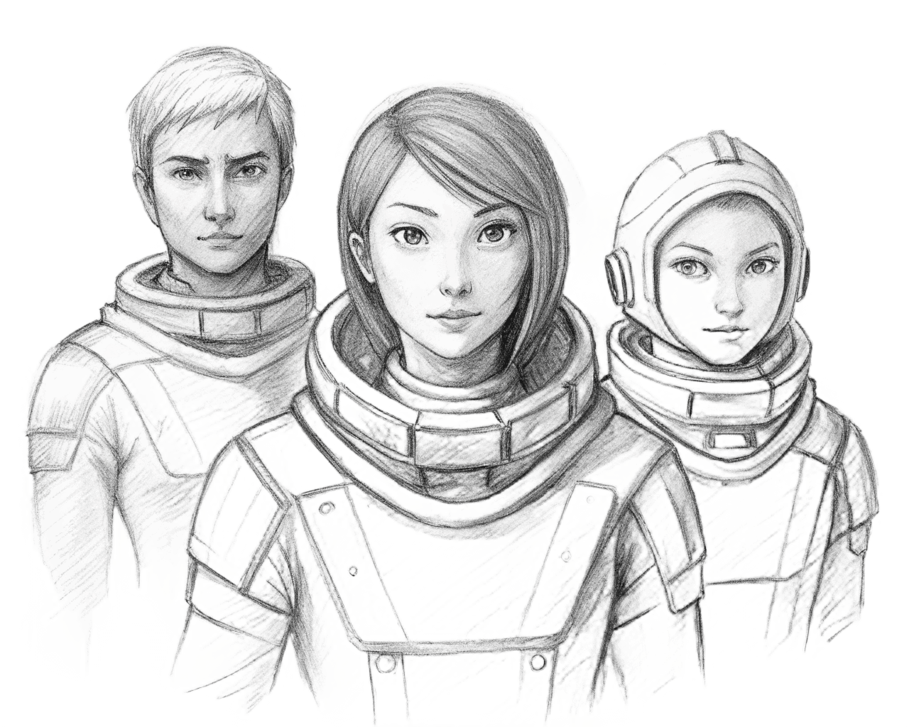 3 friendly astronauts from masseffect video game (1)