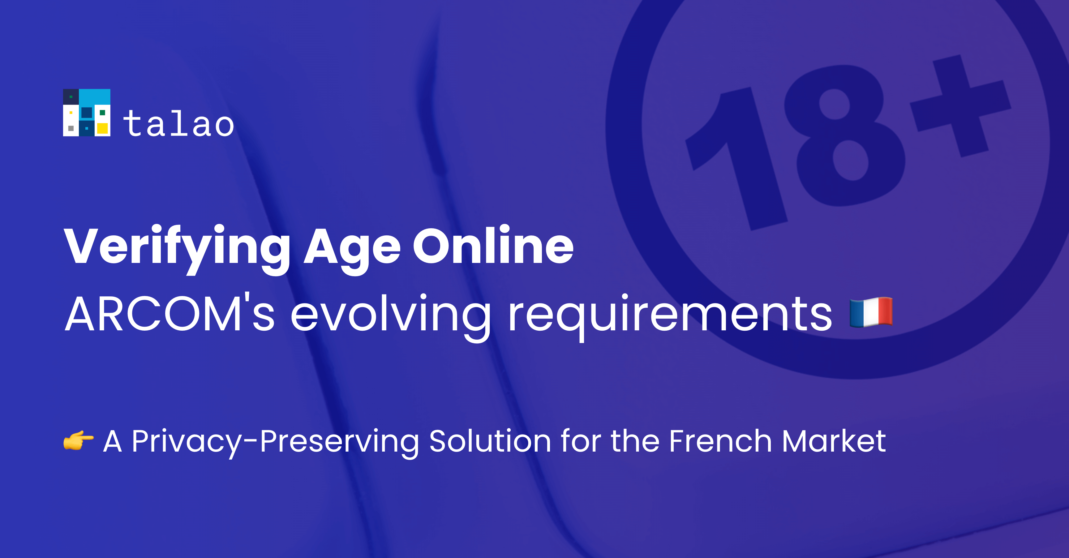 Verifying age online following ARCOM's evolving requirements