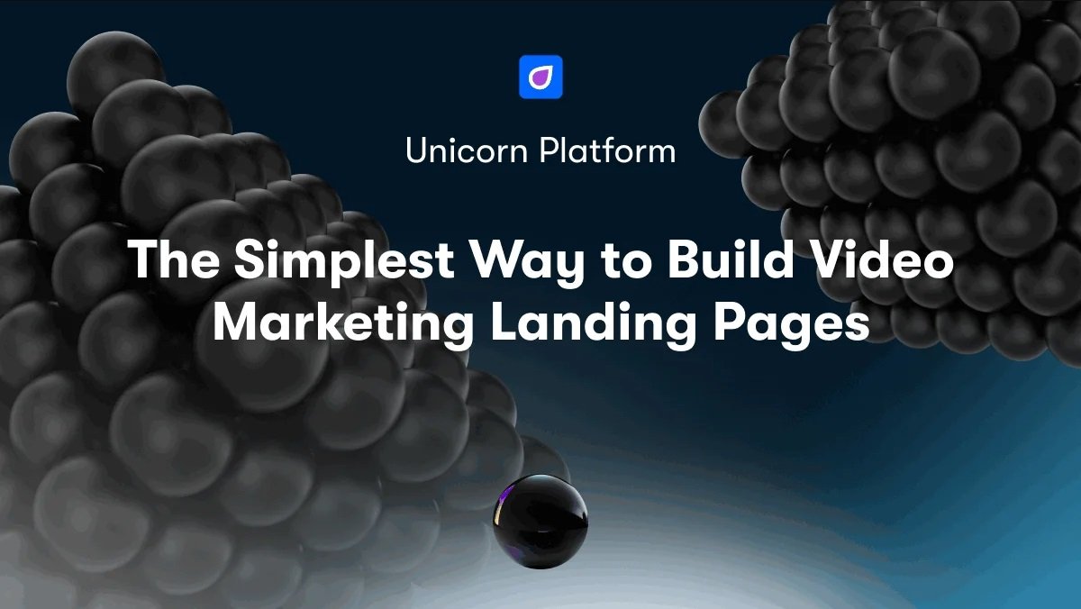 The Simplest Way to Build Video Marketing Landing Pages