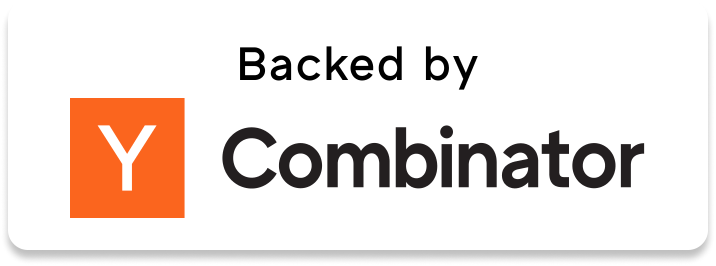 Backed by YCombinator