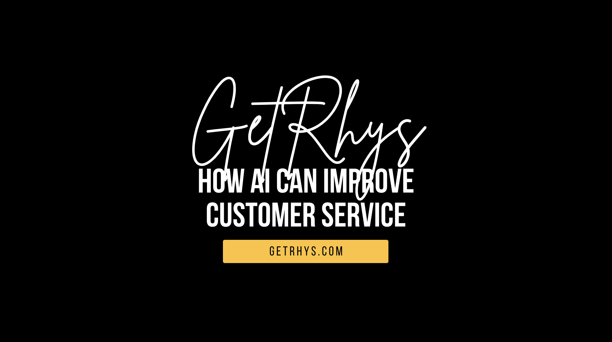 How AI Can Improve Customer Service