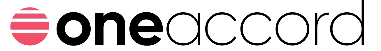 One accord black long logo