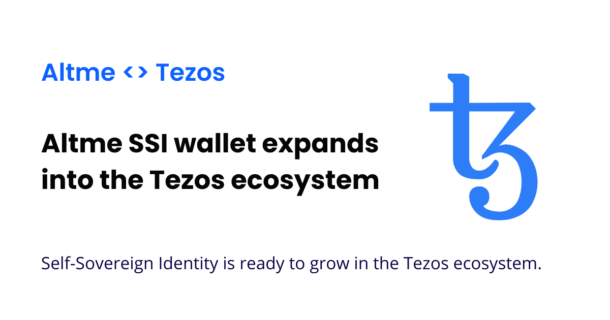 Altme Wallet: Decentralized Identity on Tezos