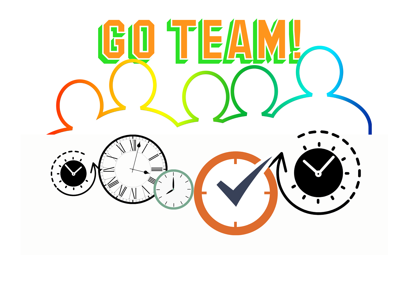 OBI Services image promoting fast turnaround time with team collaboration and clock icons.