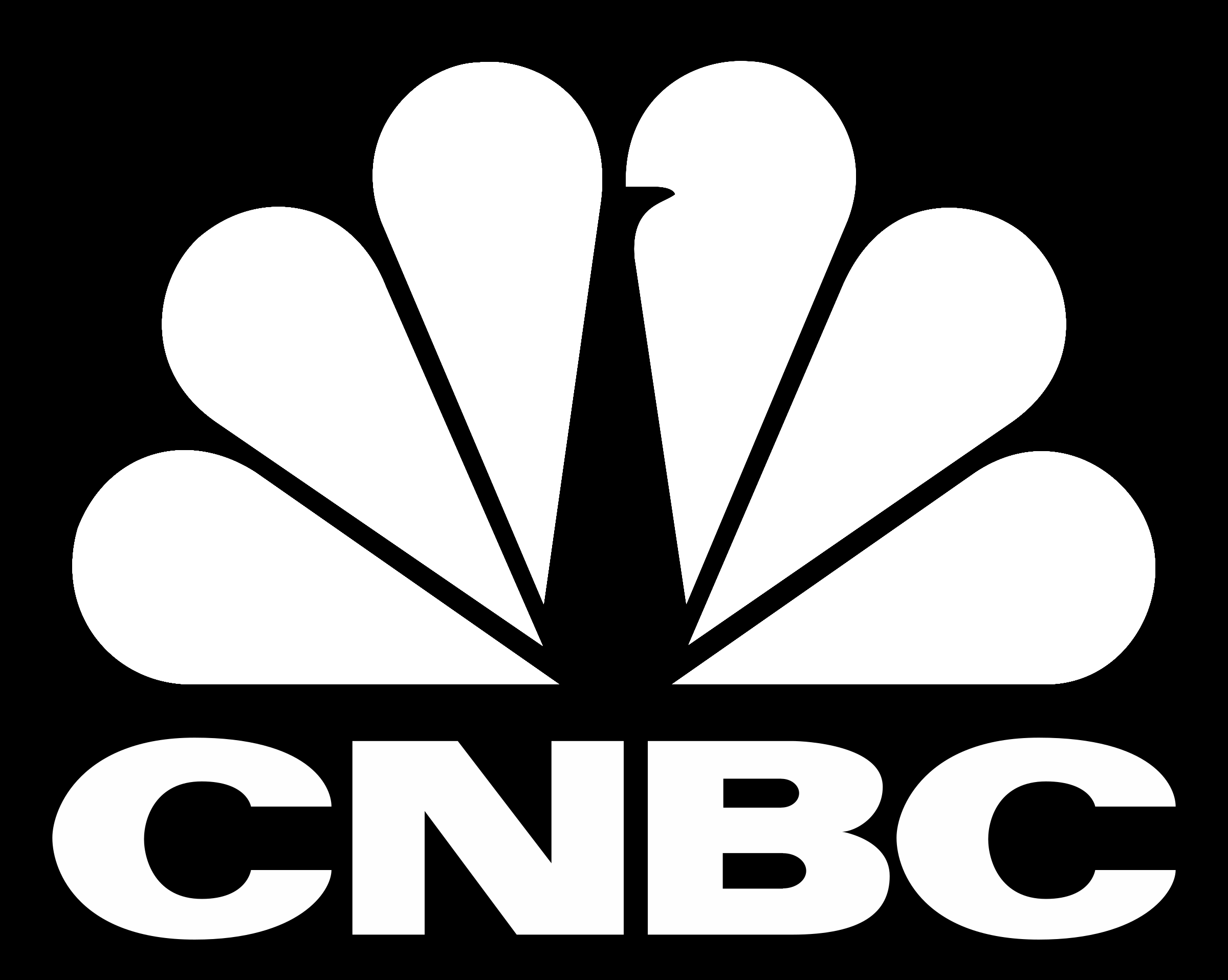Cnbc logo white