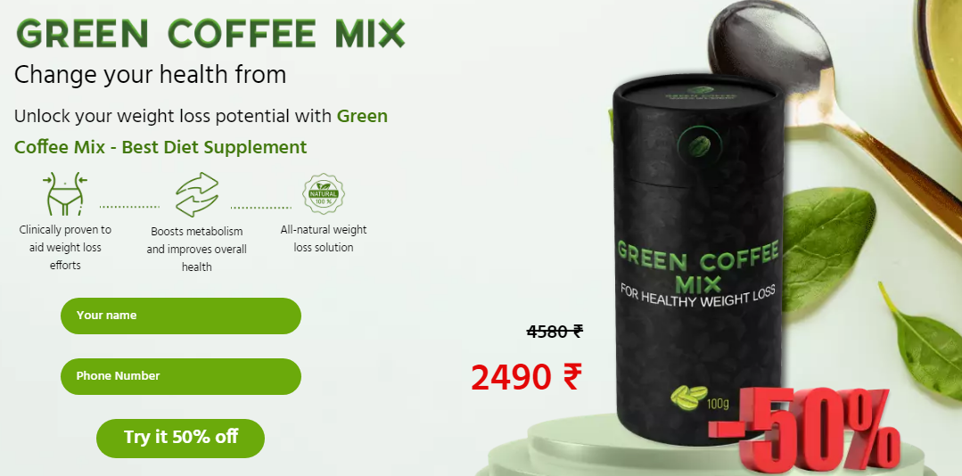 Green coffee mix india