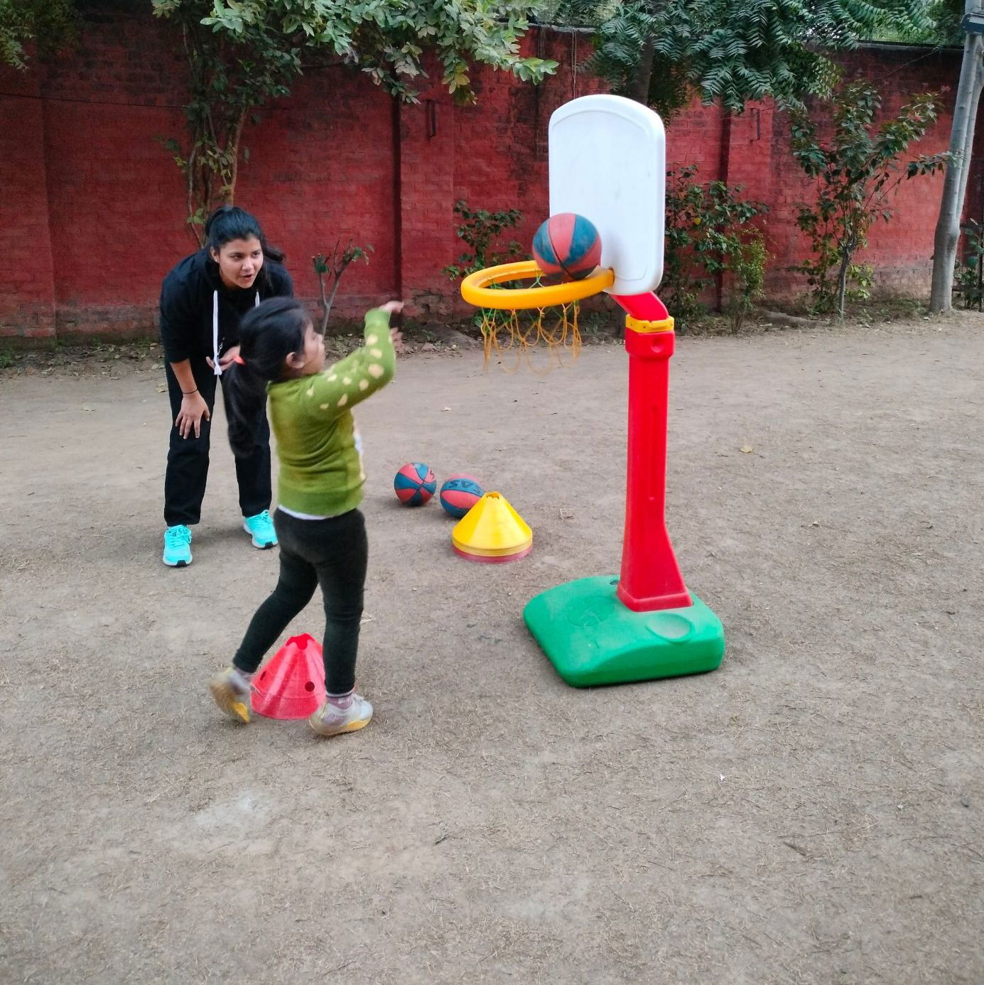Basketball activities for children 
