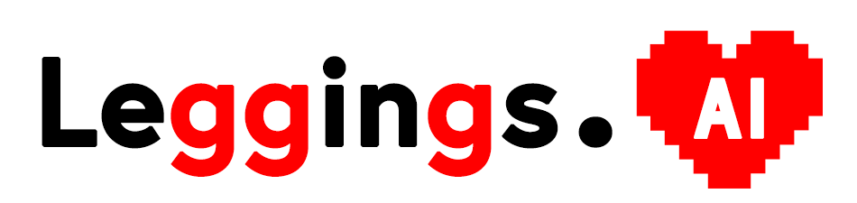 Leggings.ai logo 8bit AI heart