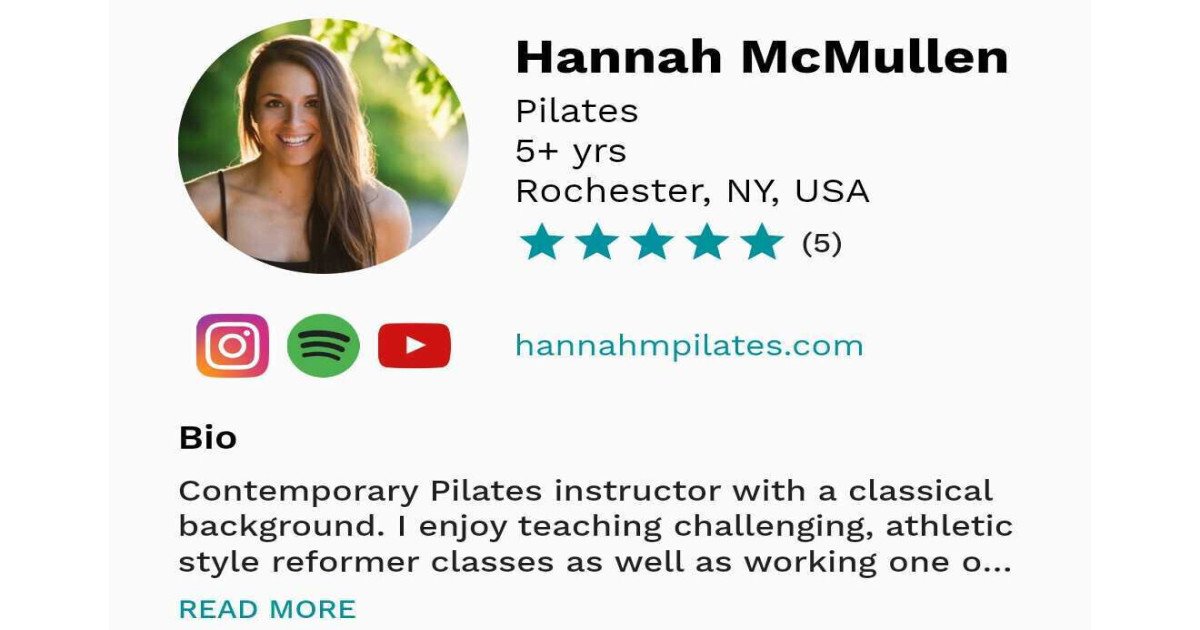 PlankeApp Profile Hannah McMullen