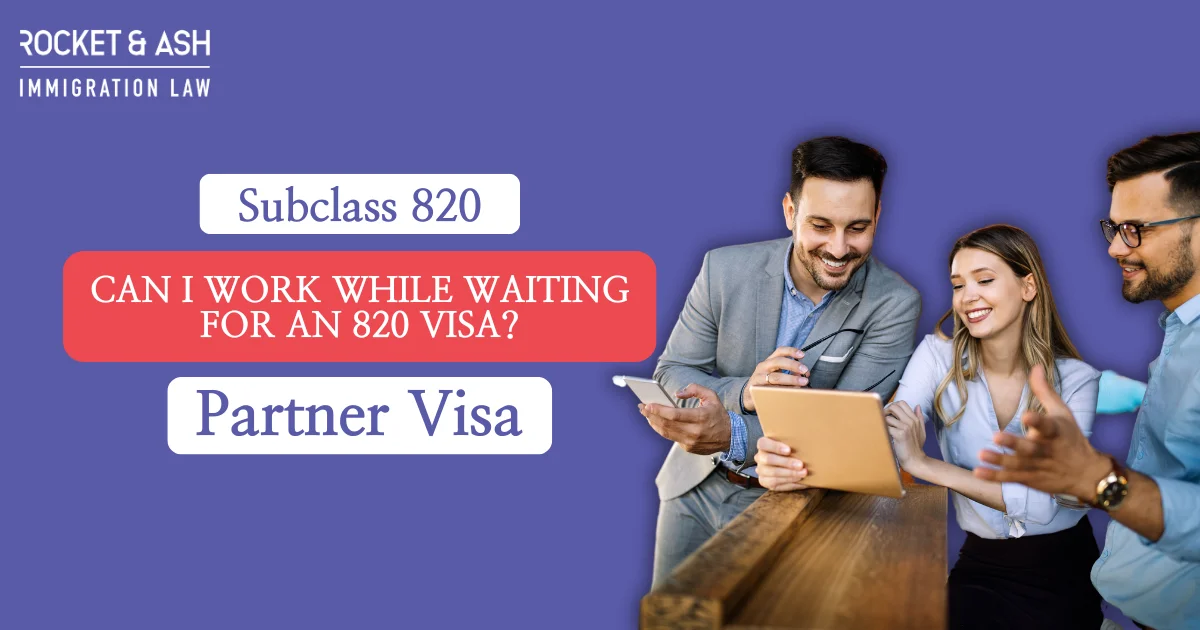 Can I Work While Waiting for an 820 Visa?