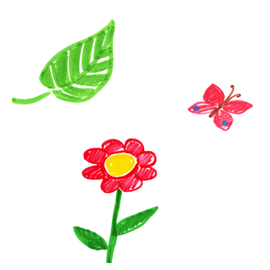 Flower leaf bfly
