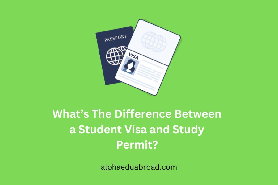 What’s The Difference Between a Student Visa and Study Permit?