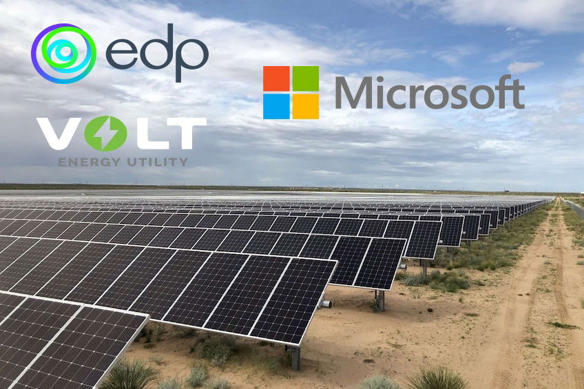 EDP Renewables, Volt Energy & Microsoft Launch Solar Project