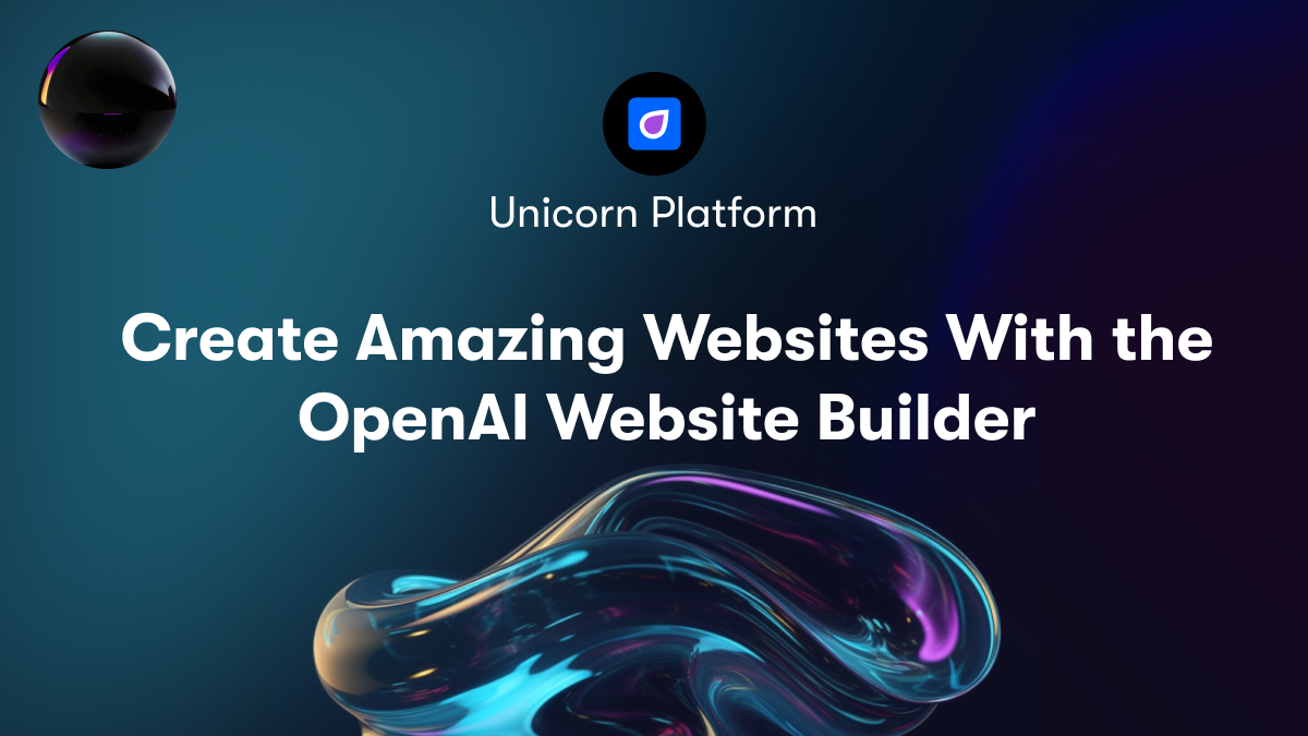 Create Amazing Websites With the OpenAI Website Builder