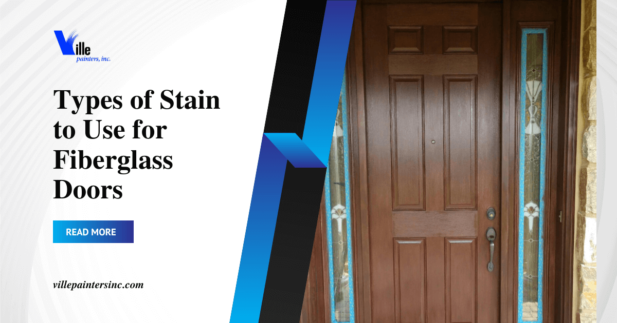 a stained fiberglass door in Lancaster County