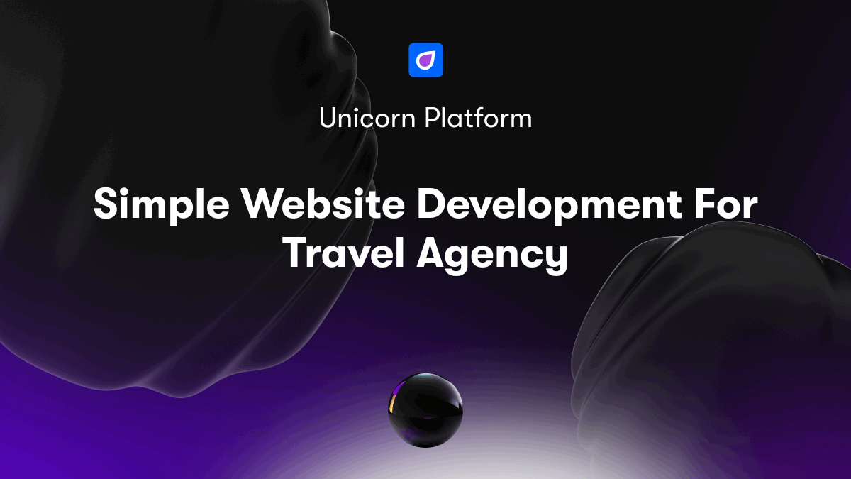 Simple Website Development For Travel Agency