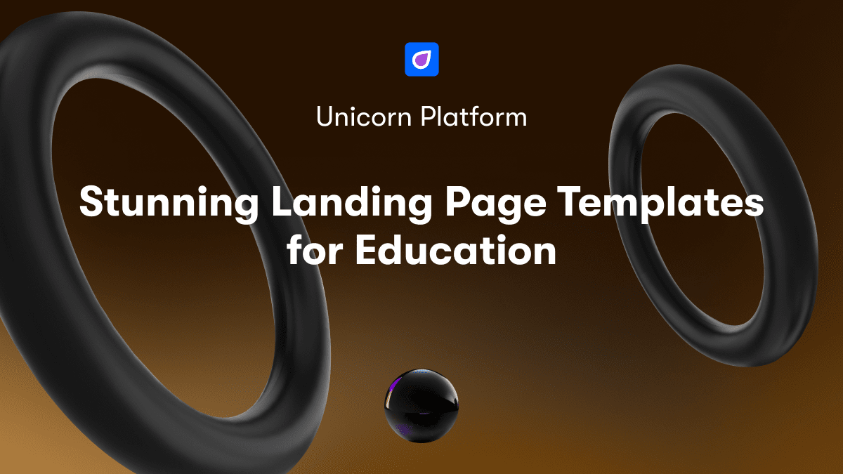 Stunning Landing Page Templates for Education